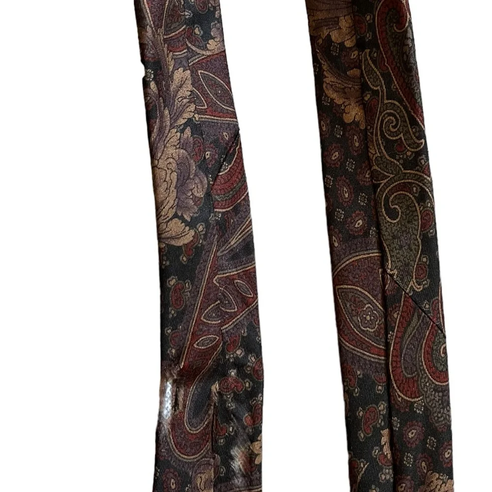 Lot of (3) Bill Blass Mens Ties 100% Silk‎ - (2) Made in USA (1) Made Costa Rica